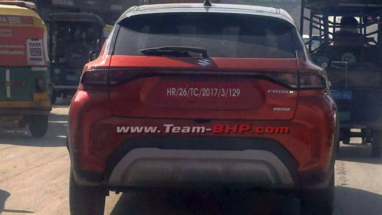 Maruti Suzuki Fronx Hybrid Spied