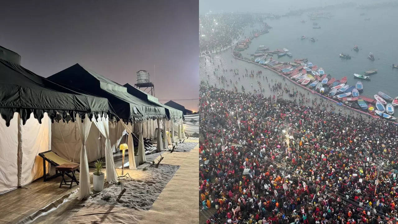 For 6 Generations, This Family Has Been Putting Up Tent, Temporary Accommodations At Kumbh Mela