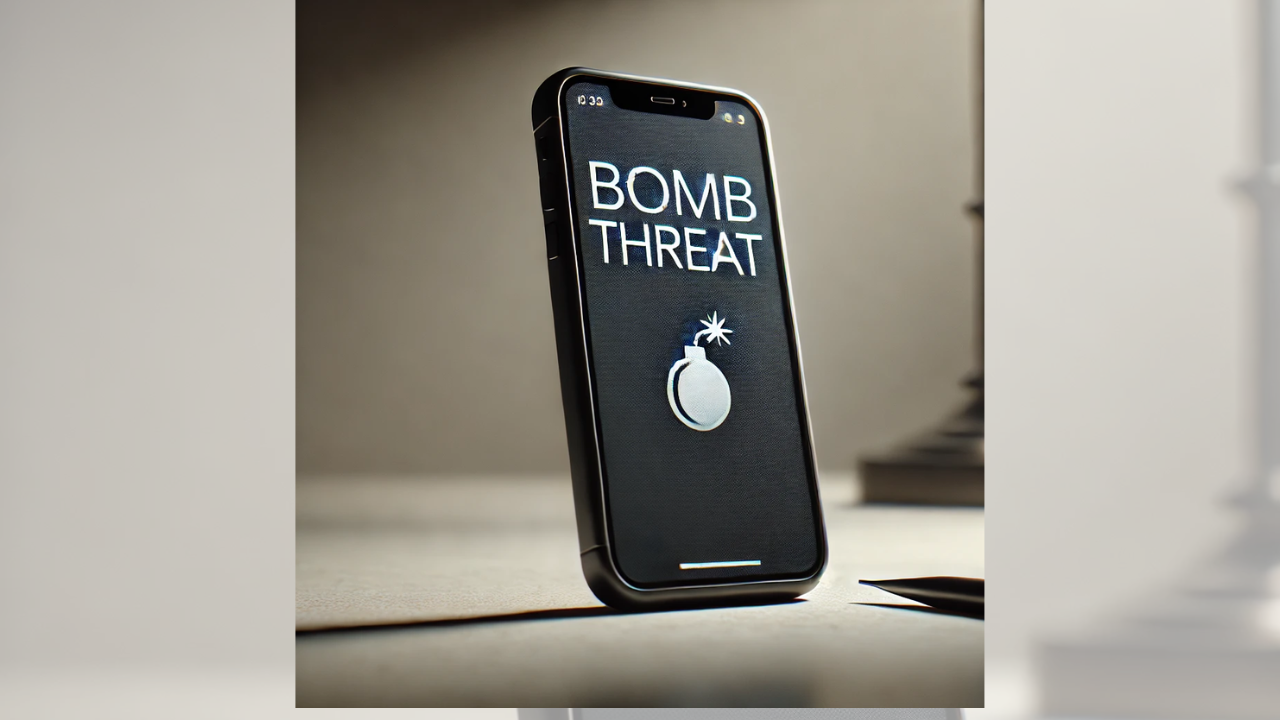 Bomb threat news (AI-generayed representative image)