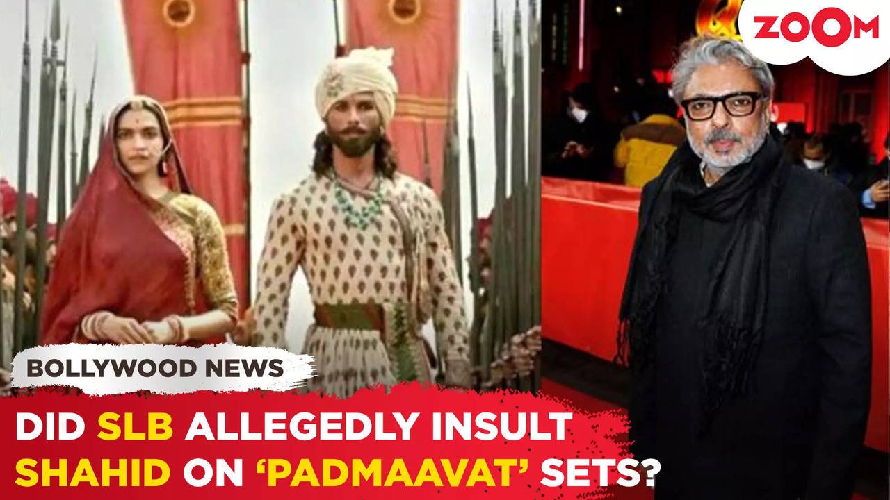 Did Sanjay Leela Bhansali allegedly INSULT Shahid on 'Padmaavat' sets? Team reveals SHOCKING details | Times Now