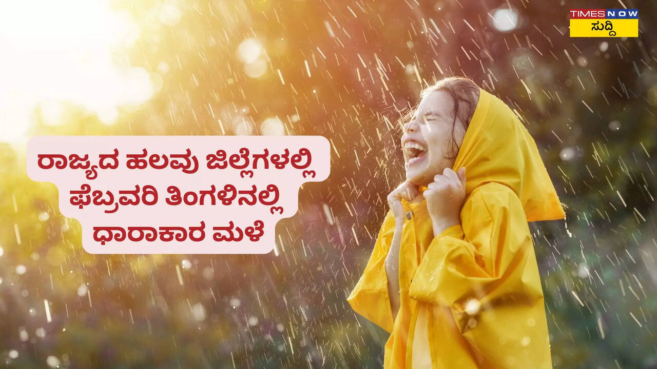 ರಾಜ್ಯದ ಹಲವು ಜಿಲ್ಲೆಗಳಲ್ಲಿ ಫೆಬ್ರವರಿ ತಿಂಗಳಿನಲ್ಲಿ ಧಾರಾಕಾರ ಮಳೆ