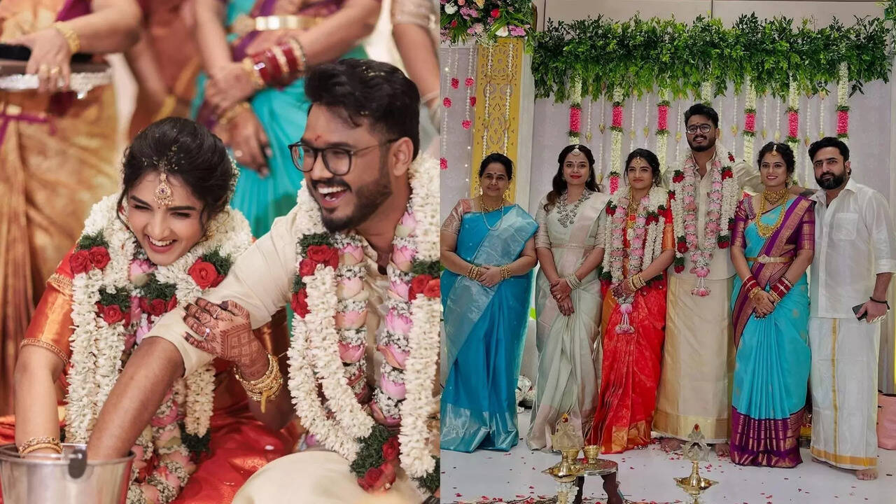  Ramaya Pandian Brother Marriage : காதலியை கரம் பிடித்த ரம்யா பாண்டியனின் தம்பி பரசு பாண்டியன்... குவிந்த சொந்தங்கள்! 