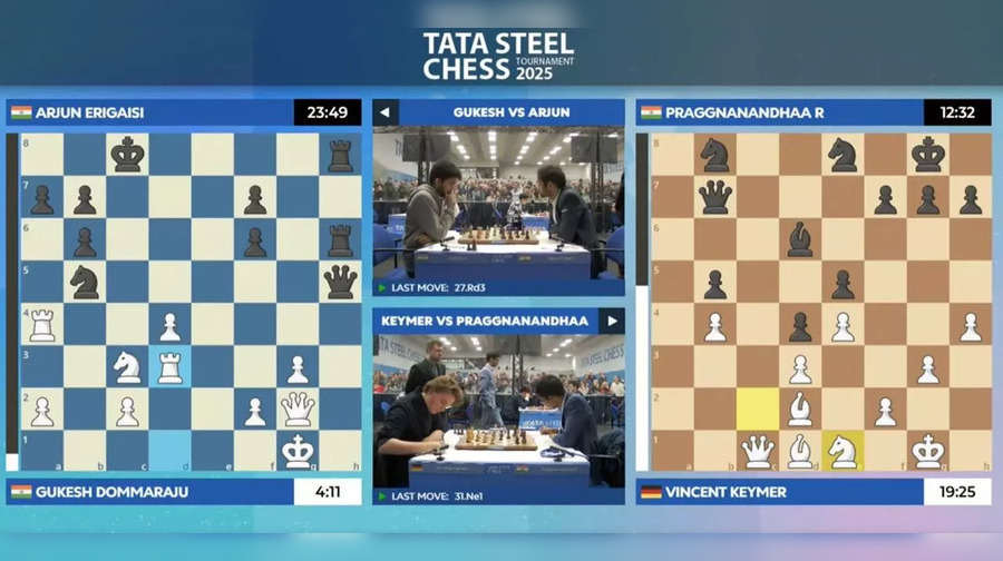 Tata Steel Chess 2025 Highlights Follow full recap of Gukesh