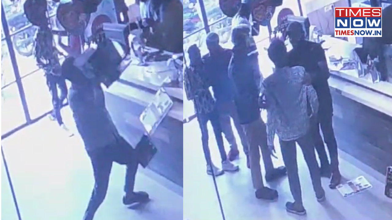 angry 'drunk' man beats up domino's staff over late pizza delivery, vandalises nashik outlet- video