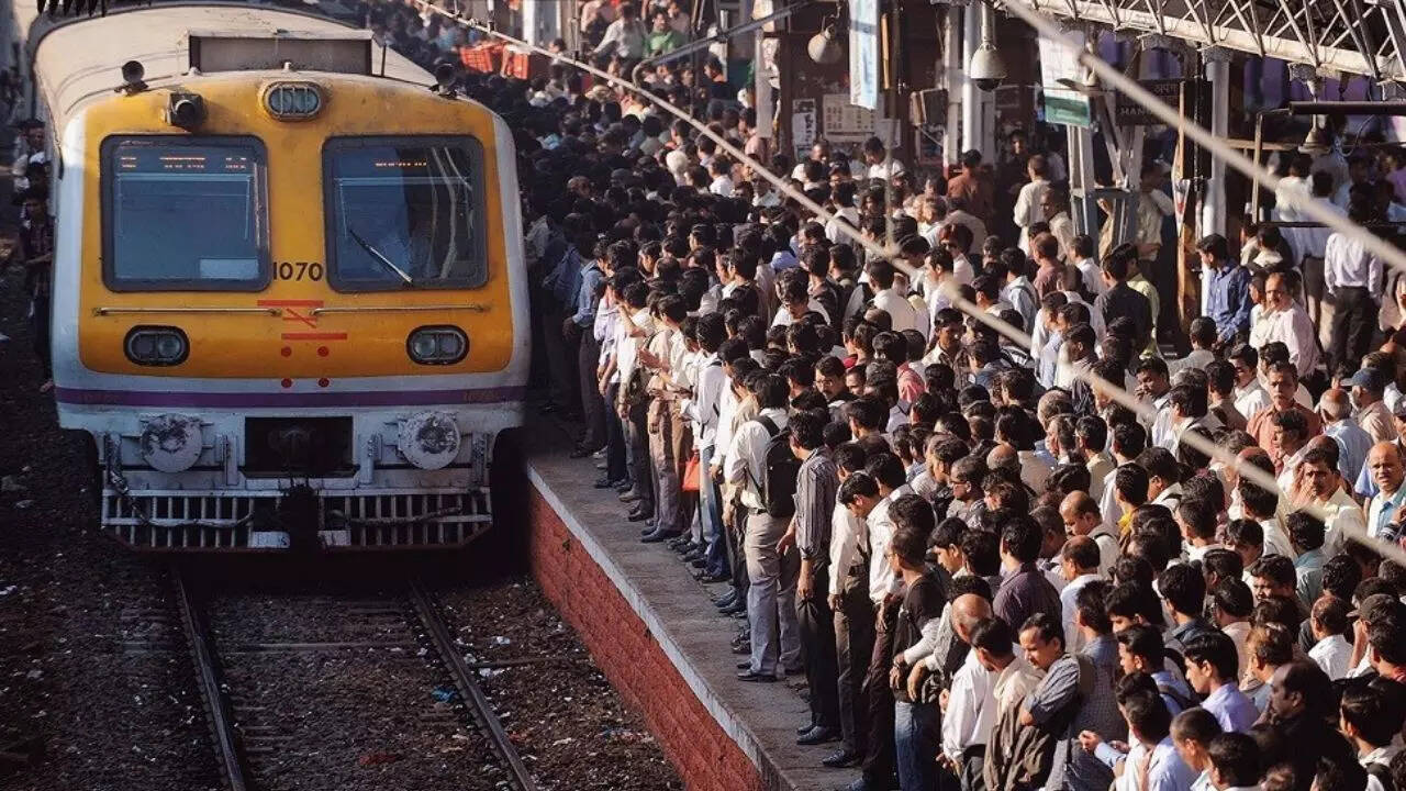 mumbai local train commuters left frustrated as glitch in main line delays services