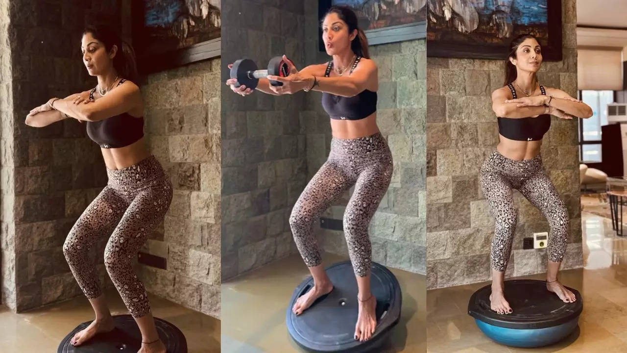 Shilpa Shetty swears by this Bosu ball workout – why should you still do!