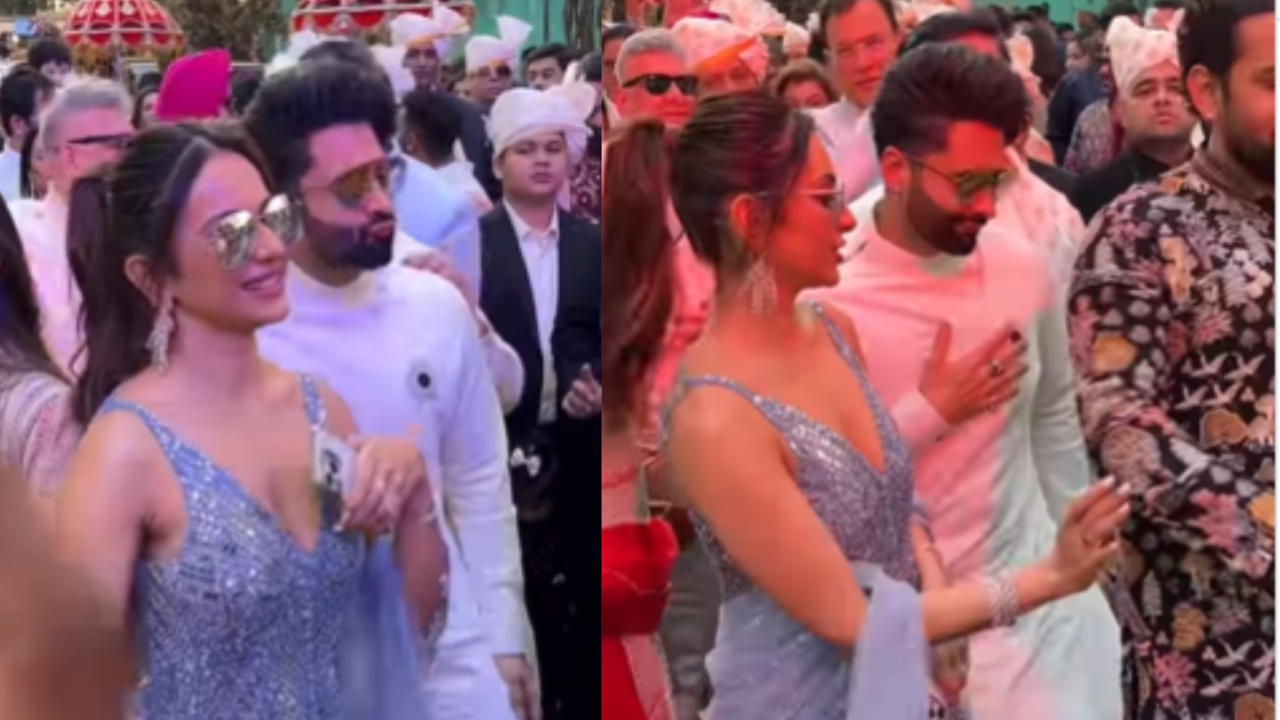 Baraatis Rakul Preet Singh, Jackky Bhagnani Groove To Kala Chashma, Dhol Beats At Cousin's Wedding; Video Goes Viral