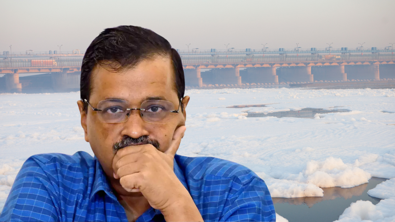 delhi election 2025: arvind kejriwal booked for ‘poisoned yamuna’ remark, just hours before polling