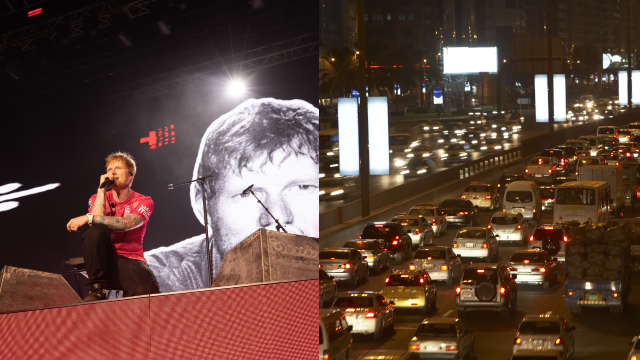 ed sheeran chennai concert traffic advisory issued for today see all details