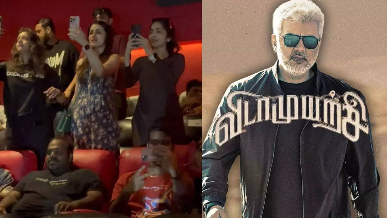  Vidaamuyarchi FDFS :  விடாமுயற்சி படத்தை நடிகை த்ரிஷா யாருடன் சென்று பார்த்தார் தெரியுமா? 