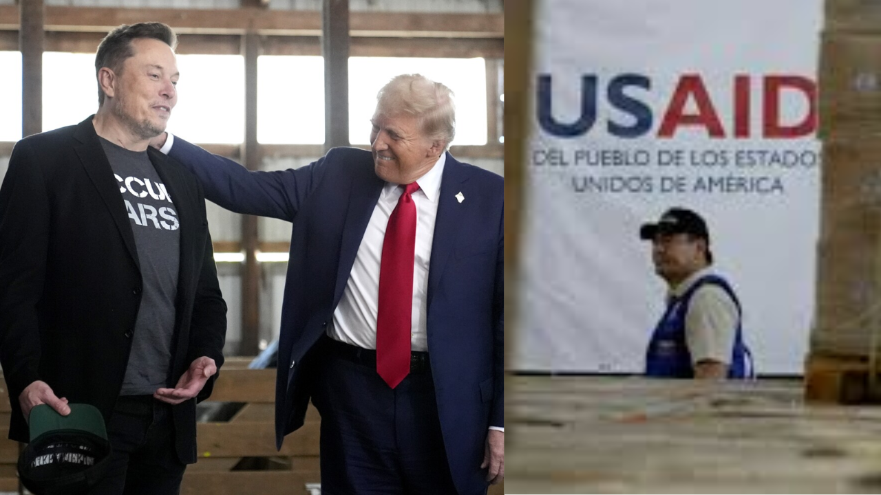 Donald Trump, Elon Musk and USAID