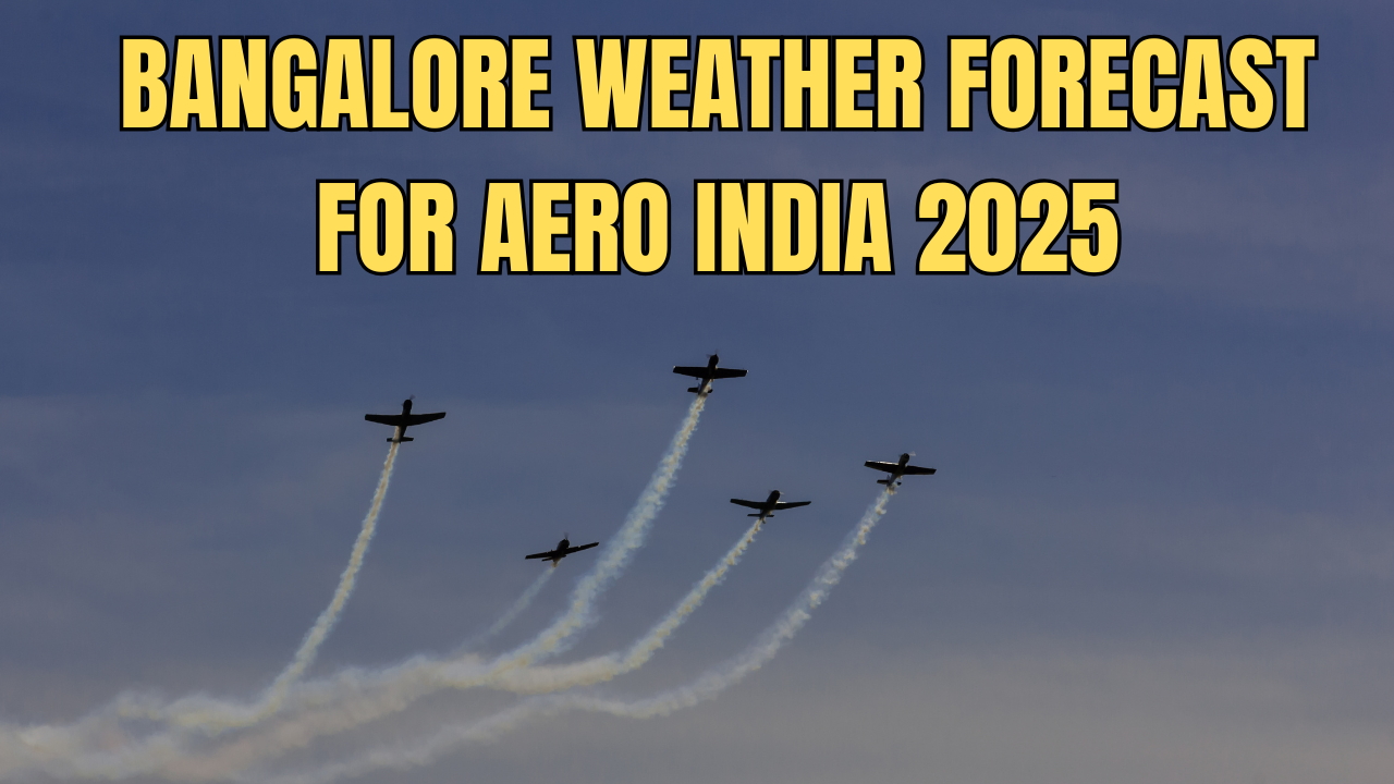 bangalore weather aero show 2025 bengaluru: will rain disrupt asia’s biggest air show? see imd forecast