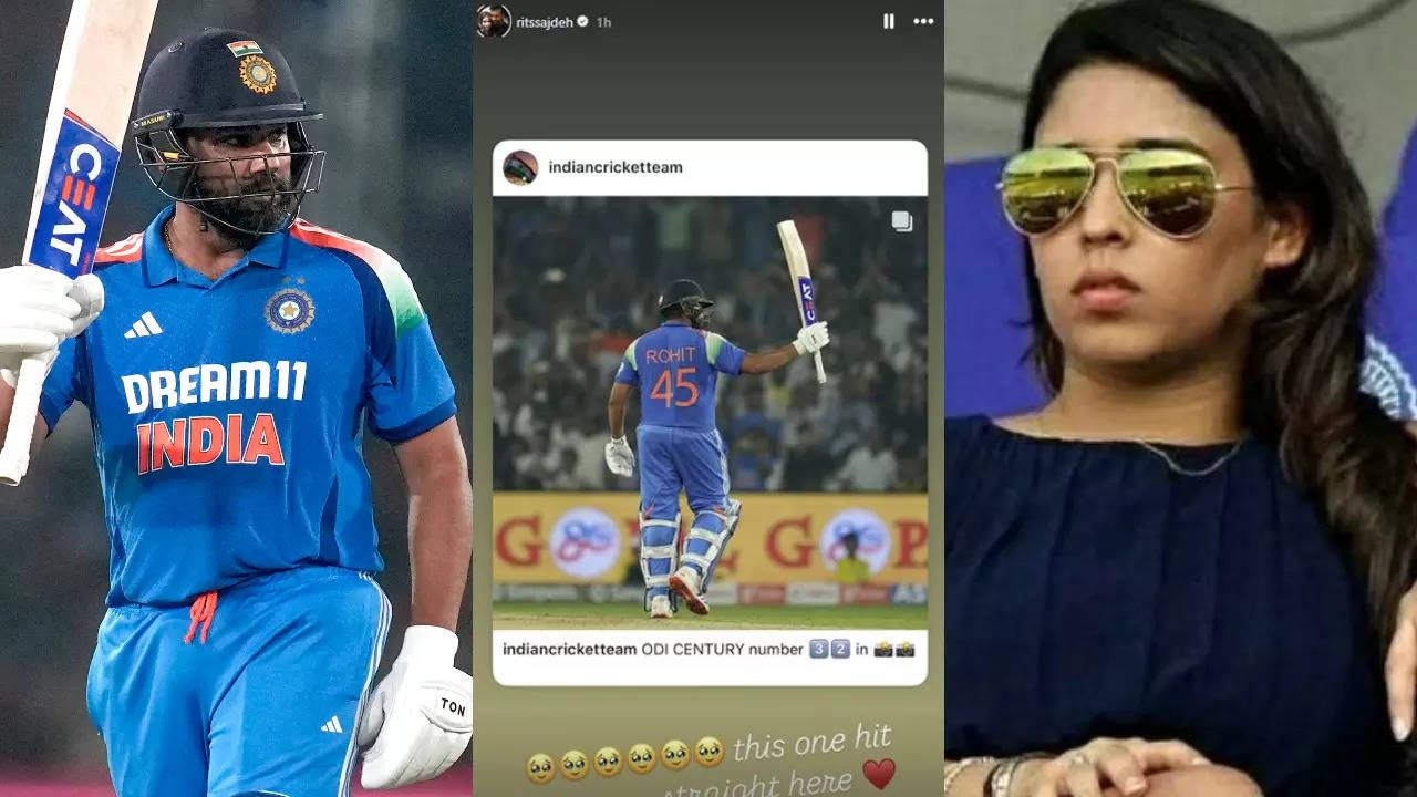 Ritika Sajdeh's Instagram Post Goes Viral After Rohit Sharma's Record Breaking Century vs England