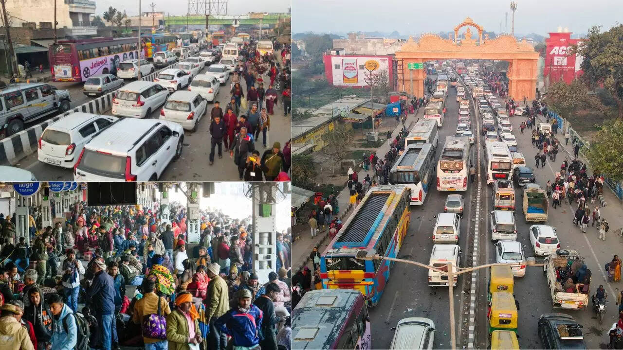 'people of prayagraj under house arrest': akhilesh yadav attacks up govt over prayagraj traffic jam