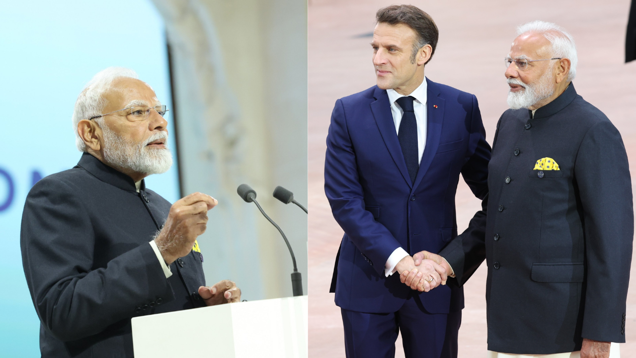 is technology a threat to your job? pm modi answers 'the big ai question' in paris summit