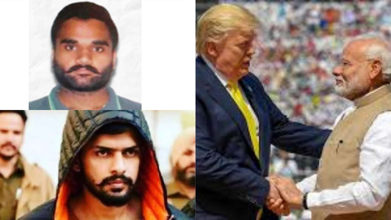 india share 12 us-based gangsters  anmol bishnoi goldy brar with trump office pm narendra modi visit