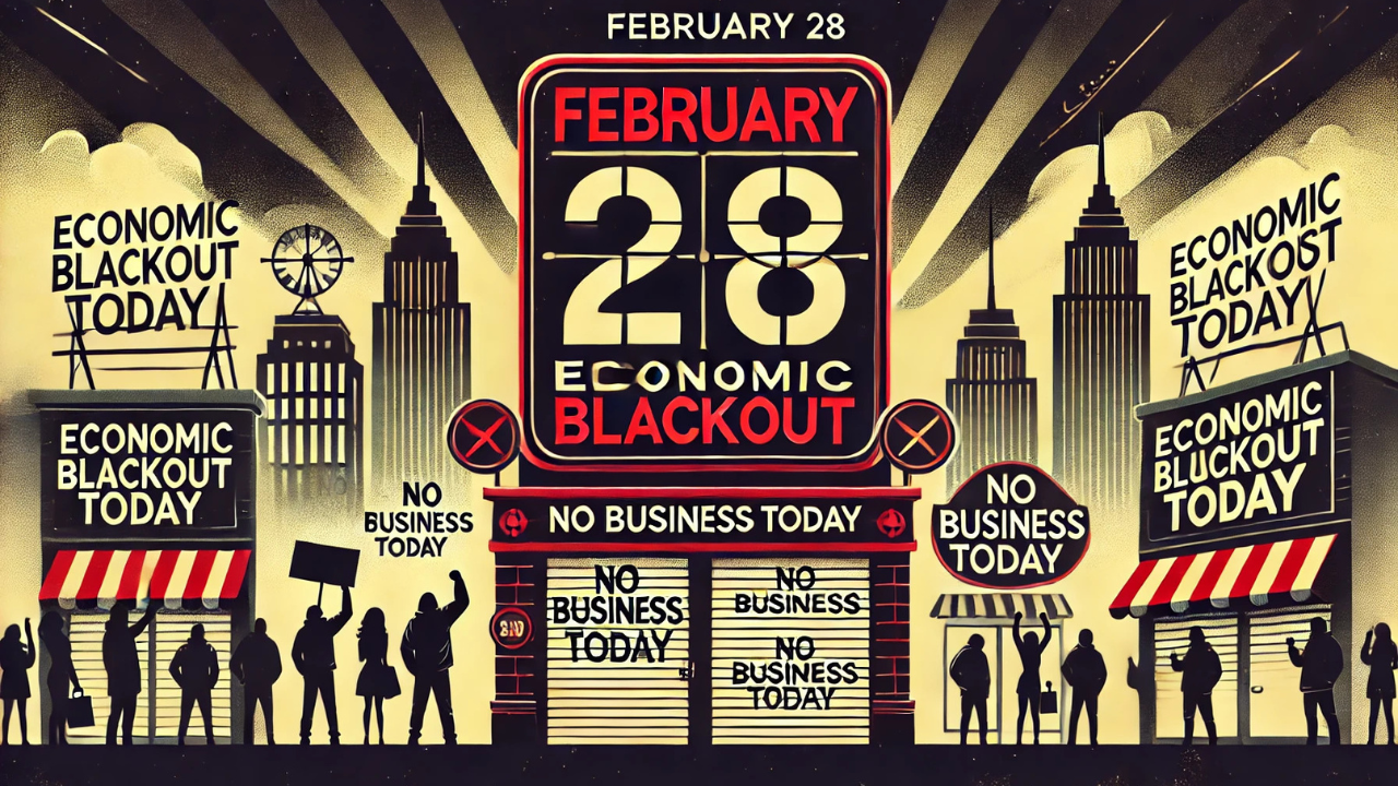 economic blackout day: what is it and why americans are protesting on feb 28?