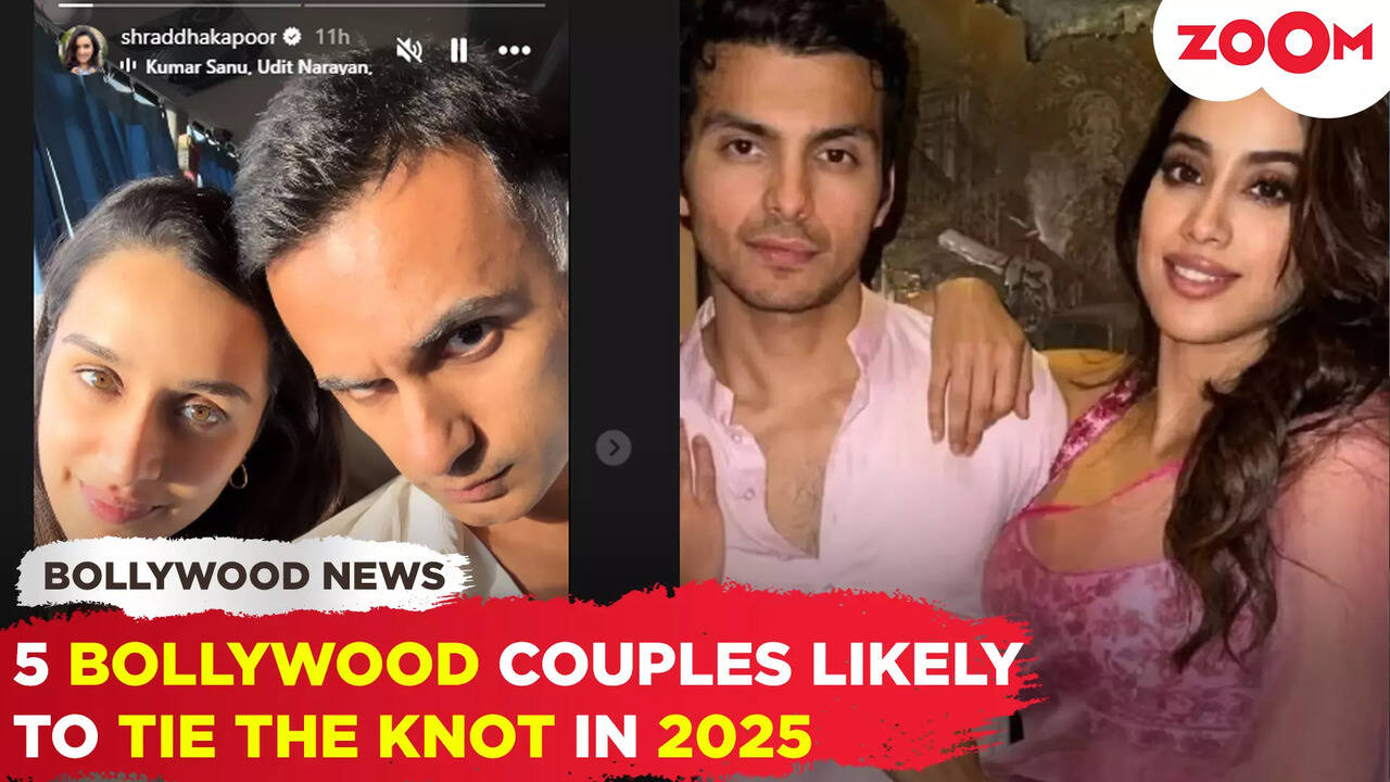 From Shraddha-Rahul to Janhvi-Shikhar: Here are 5 Bollywood couples who might TIE THE KNOT in 2025