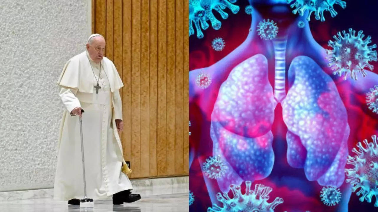 What is the infection of the polymicobial respiratory tract, being treated for Pope Francis?