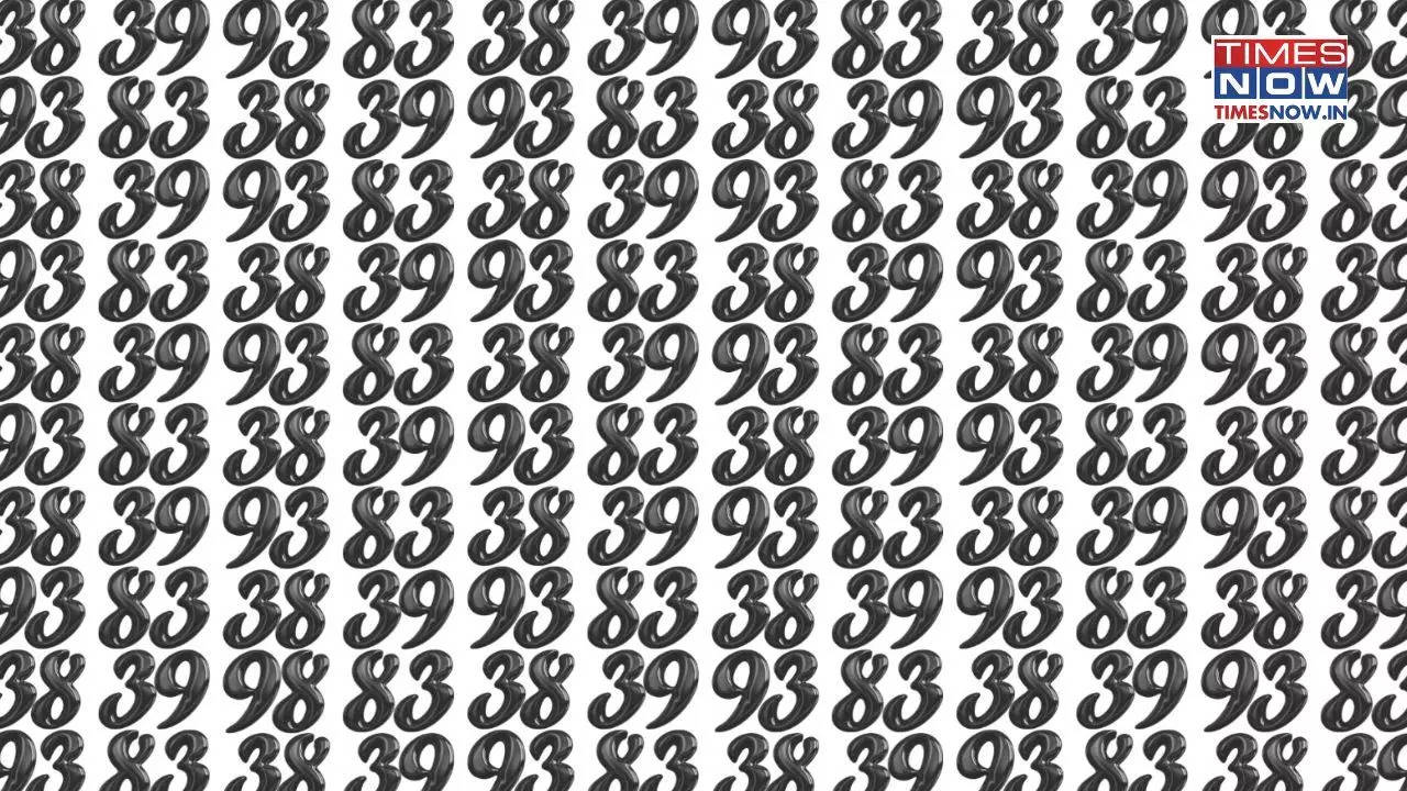 Optical Illusion Eye Test Challenge: Between 83 and Sea of ​​39, can you present Hidden 98