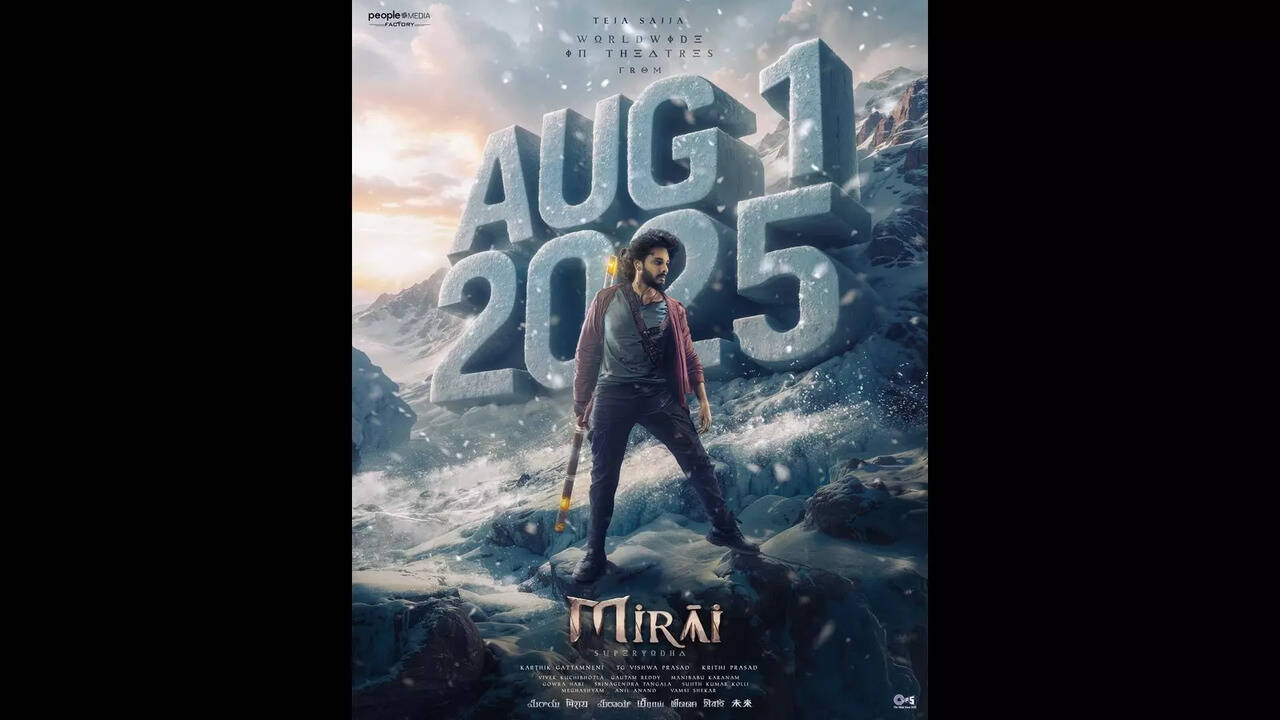 Tollywood Actor Teja Sajja’s Superhero Film Mirai To Release On August 1
