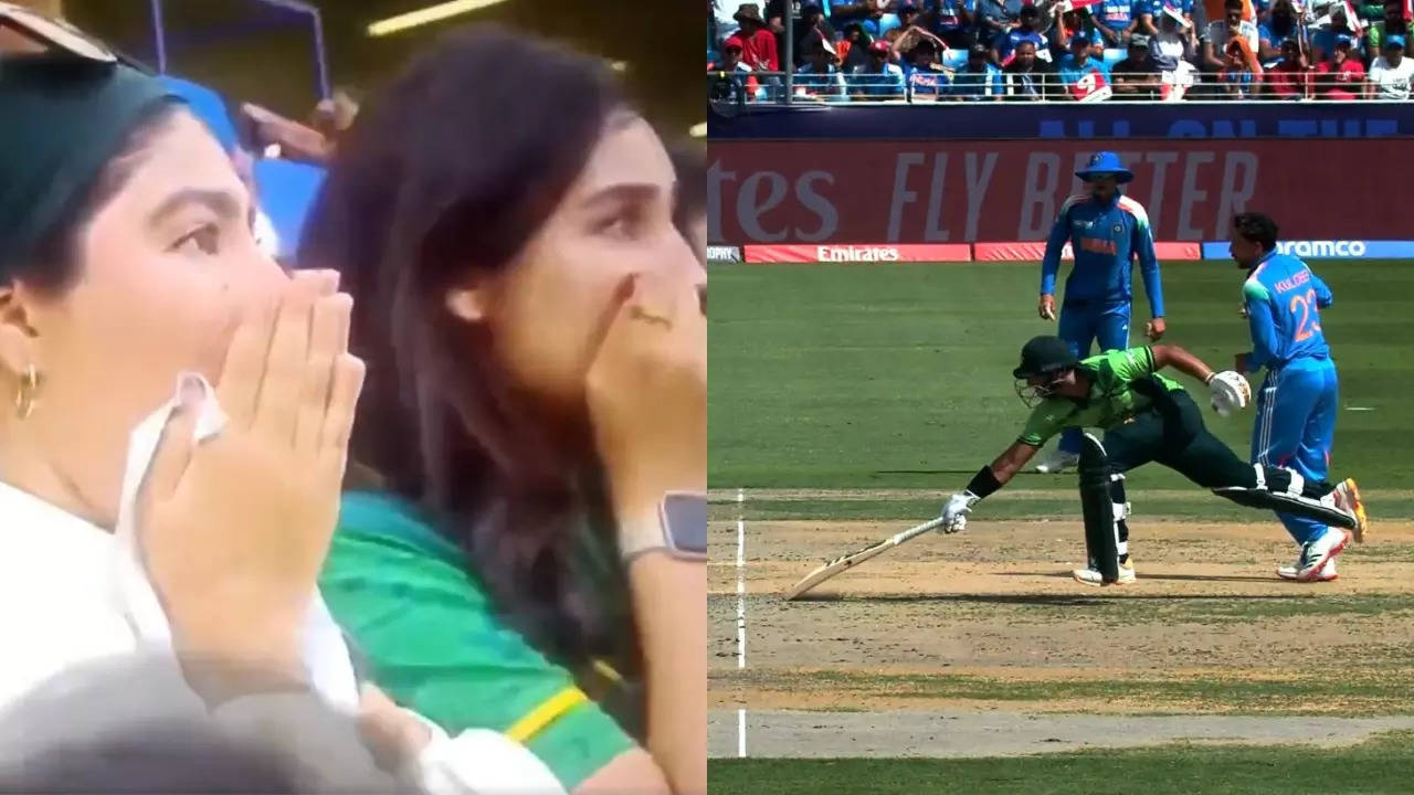 Mystery Pakistan Girls' Reaction Goes Viral After Axar Patel's Stunning Run Out Of Imam Ul Haq: Watch