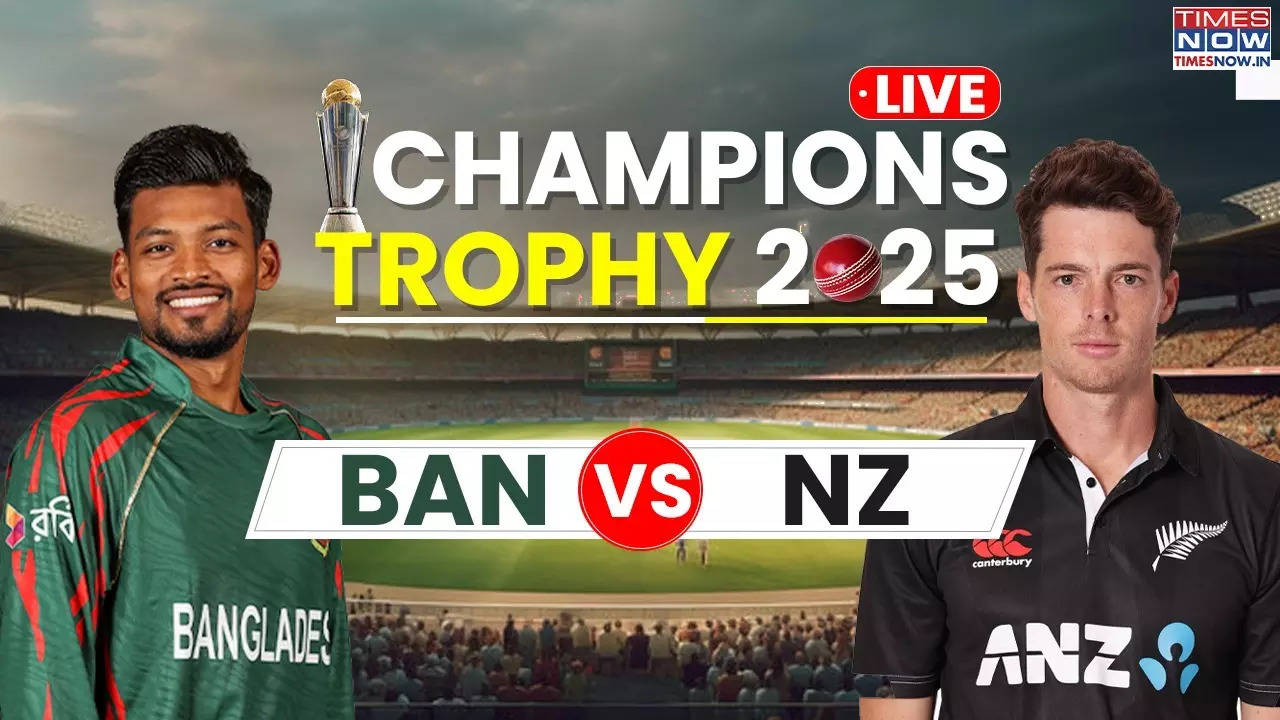 Bangladesh vs New Zealand ICC Champions Trophy 2025 Highlights: Rachin Ravindra Scores Century in Black Caps' Win