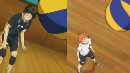 Viral moments from the Haikyuu series