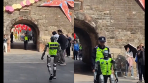 Crazy Times Internet Stunned As Video Of Chinese Humanoid Robot Police Goes Viral  WATCH Crazy Times Internet Stunned As Video Of Chinese Humanoid Robot Police Goes Viral  WATCH