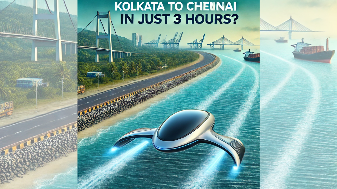 Kolkata to Chennai travel (AI-generated image)