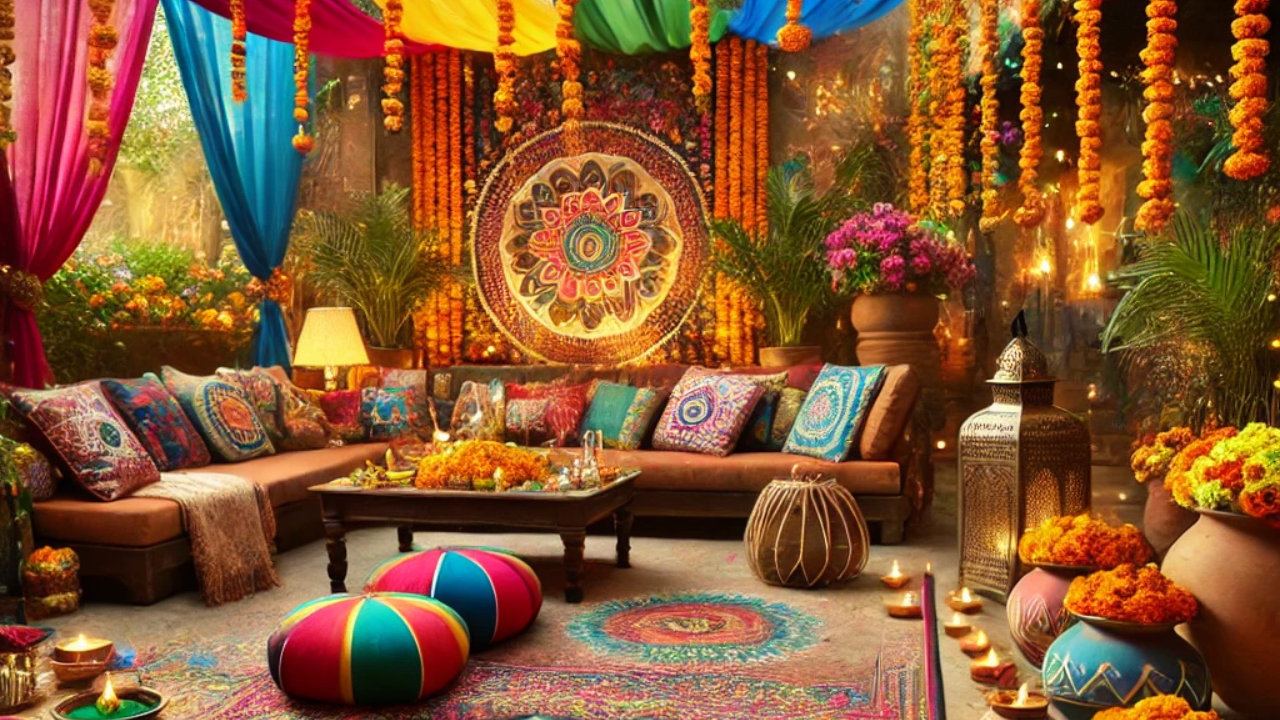 Ideas de decoración de Holi: 8 temas festivos para probar una celebración colorida