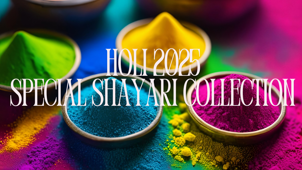 Colección Special Shayari de Holi 2025: Holi Ki Khushboo, Rangon Ki Barsaat