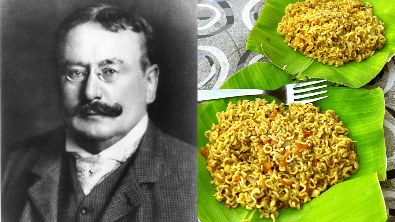Julius Maggi creó fideos Maggi en el siglo XIX x Julius Maggi creó fideos Maggi en el siglo XIX x