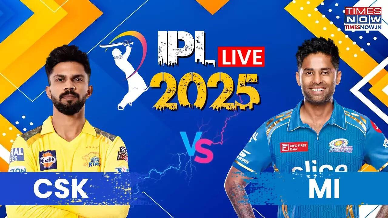 CSK vs MI Live Score, IPL 2025: Noor Ahmed's Four-Wicket Haul Leaves MI In Tatters