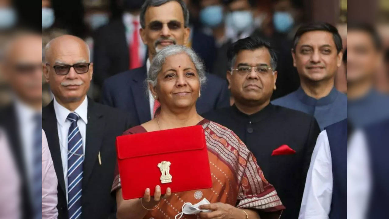 Nirmala Sitharaman with the Union Budget