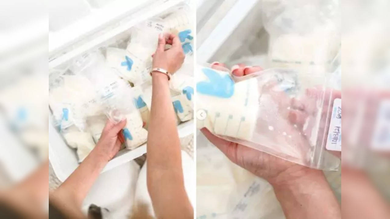 Woman donates 20 pints of breast milk