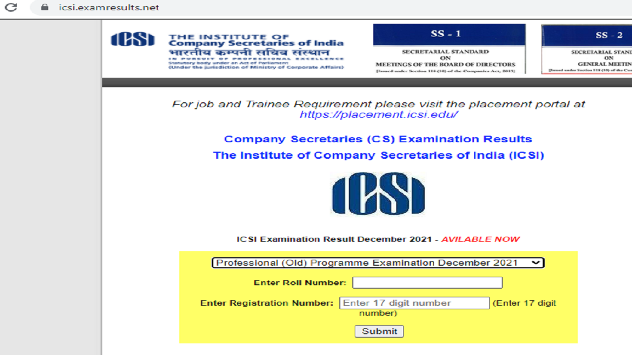 CS Result