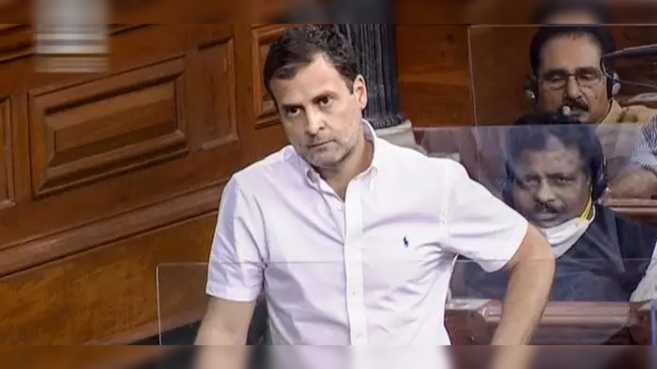 Congress leader Rahul Gandhi