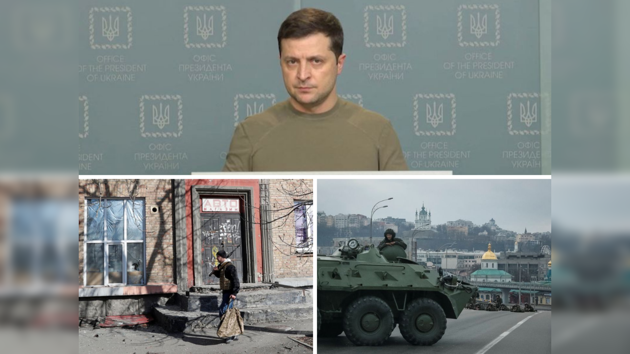 Russia-Ukraine crisis Russian Army ordered to broaden advance from all directions defiant Zelensky says his country would never give in to the Kremlin