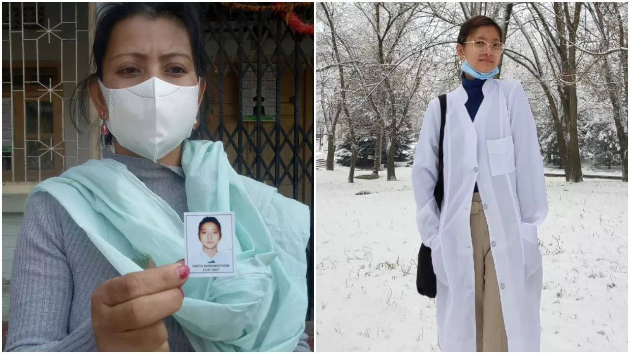 A mother in Manipur has been awaiting for her daughter stuck in Ukraine