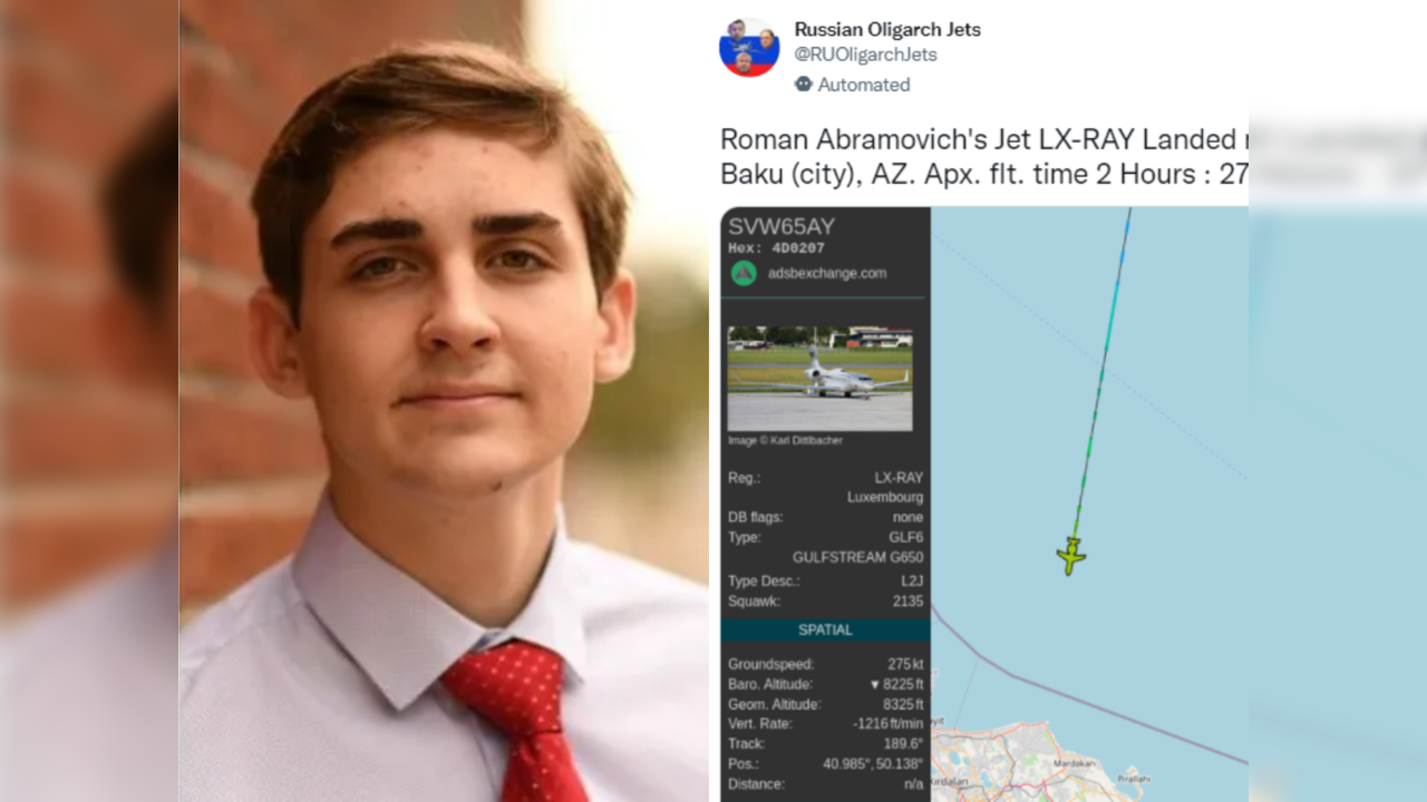 Teenager who tracked Elon Musk's jet is now targeting Russian oligarchs