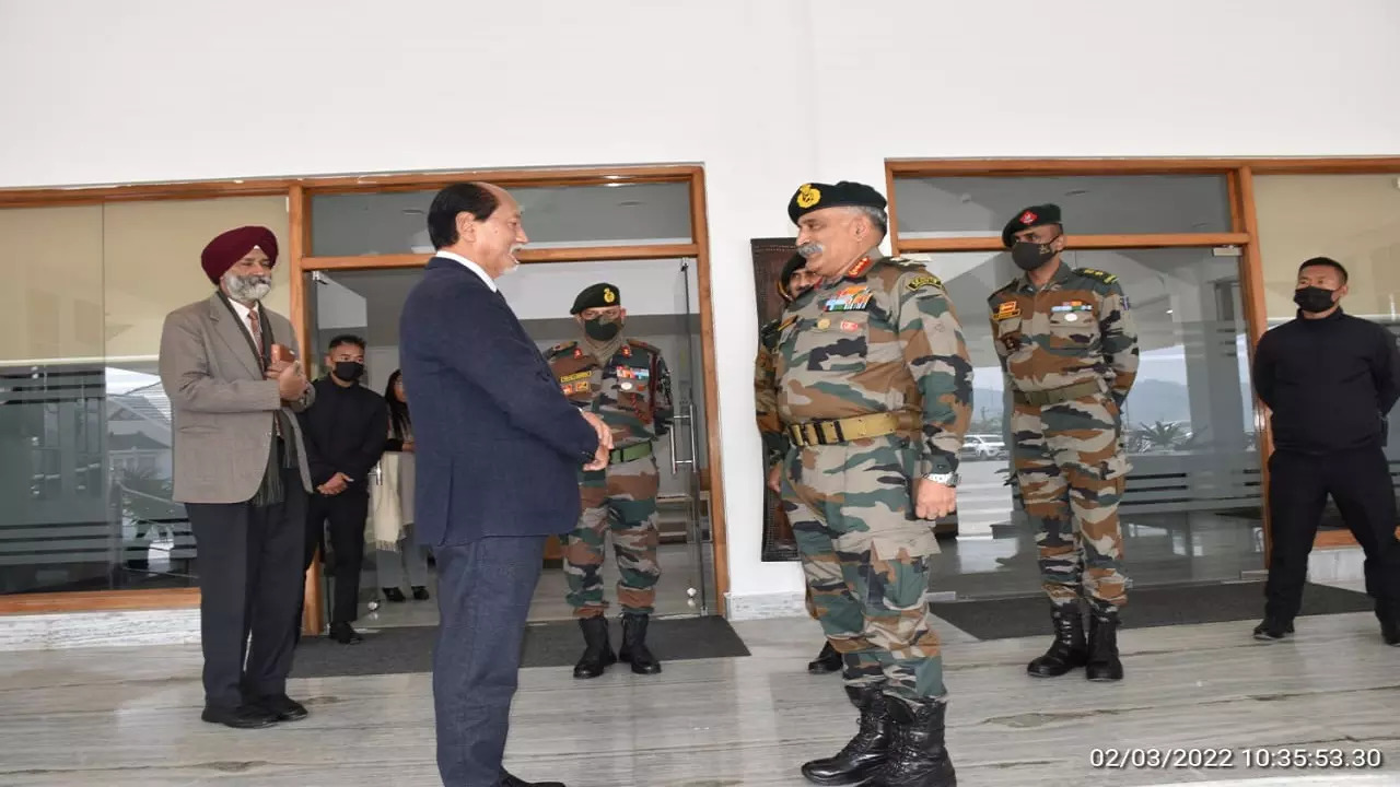 Eastern Army Commander Reviews Security Situation in Nagaland