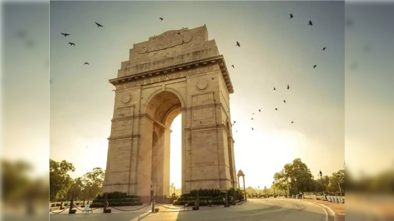 Delhi air quality-india gate-getty