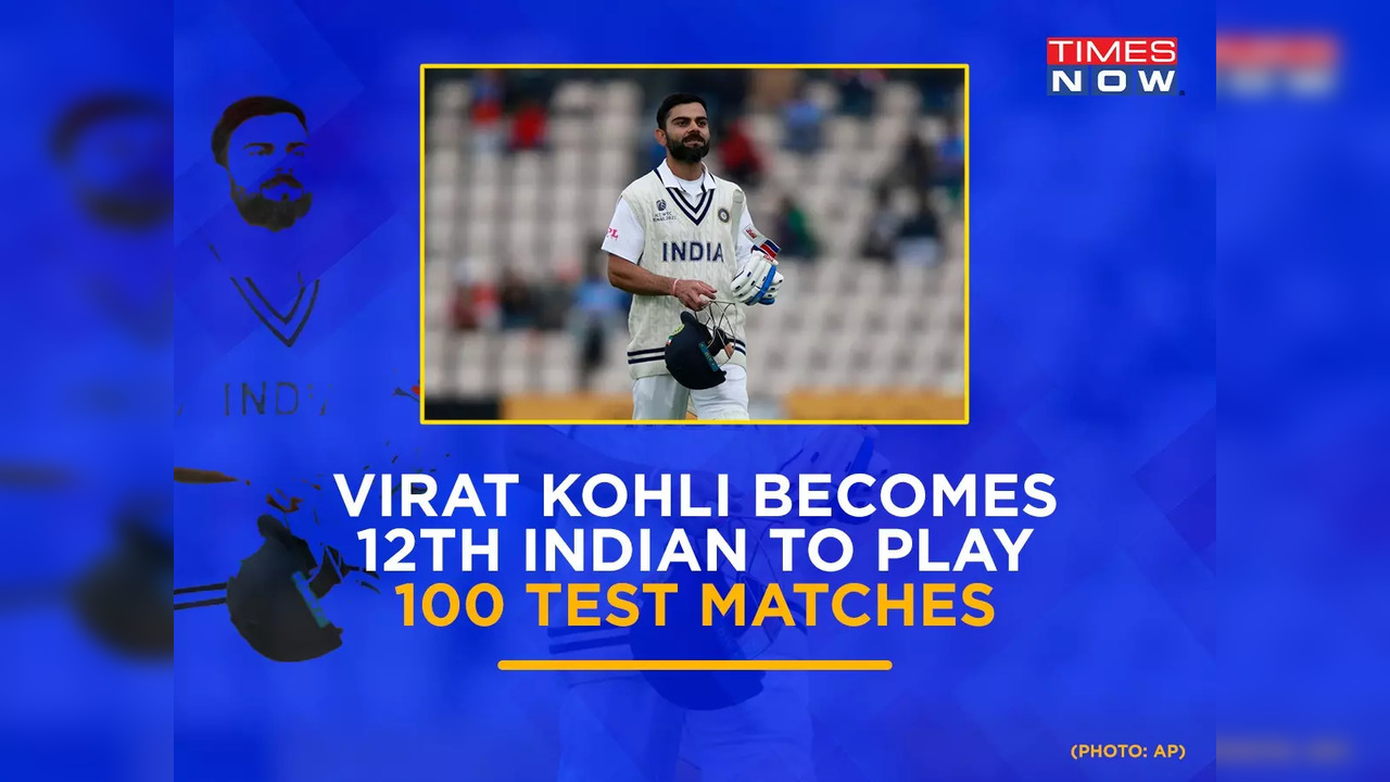 Virat  Kohli 100 test times now @AP