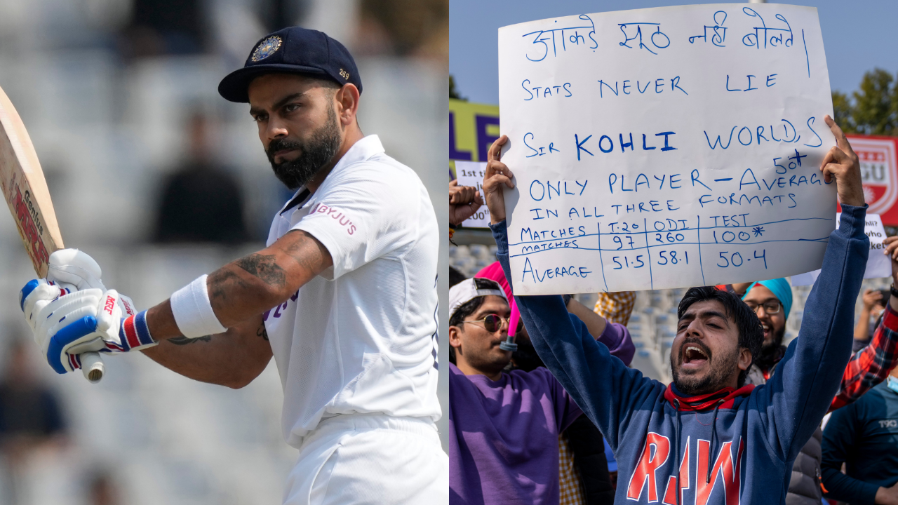 Mohali crowd fanfare for Virat Kohli