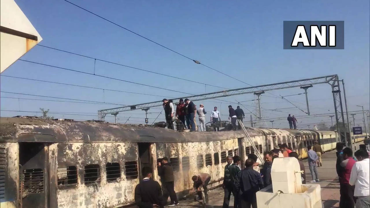 Fire breaks out in two compartments of Delhi-bound passenger train near Meerut