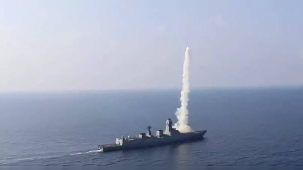 Indian Navy test fires advanced version of BrahMos missile