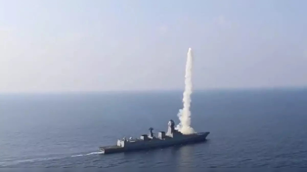 Indian Navy test-fires advanced version of BrahMos missile - VIDEO ...