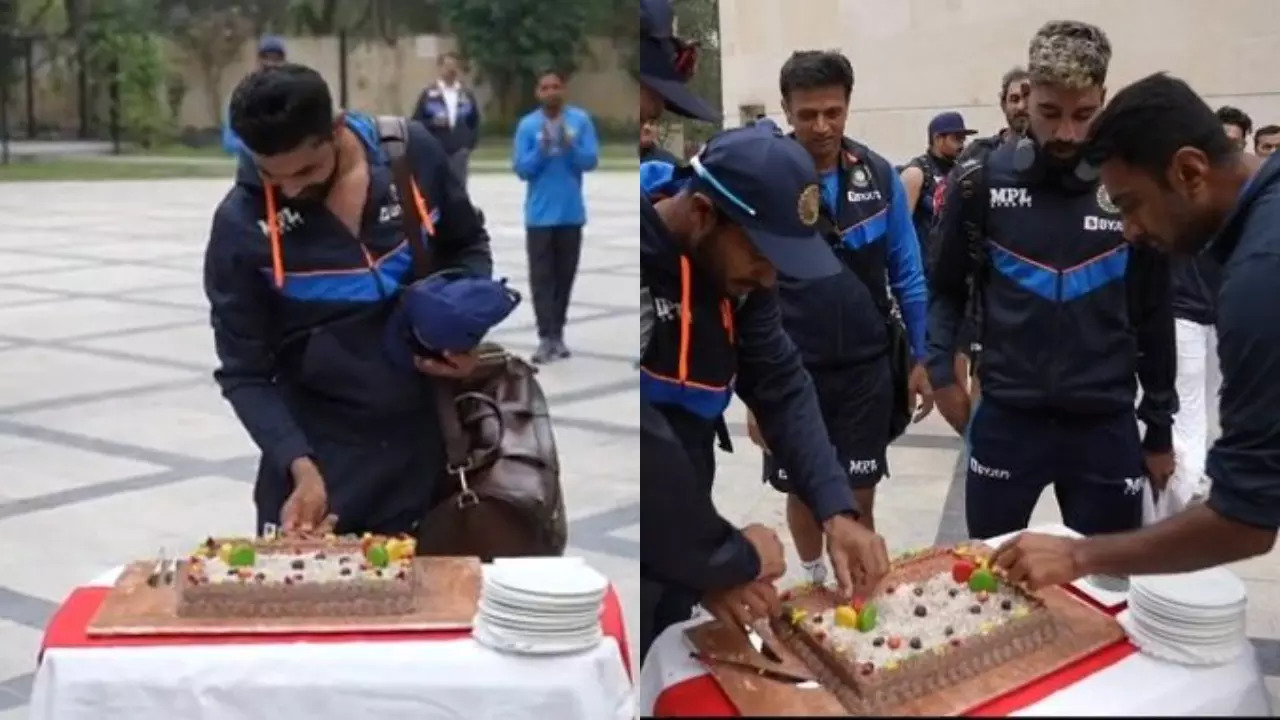 Ravindra Jadeja cake