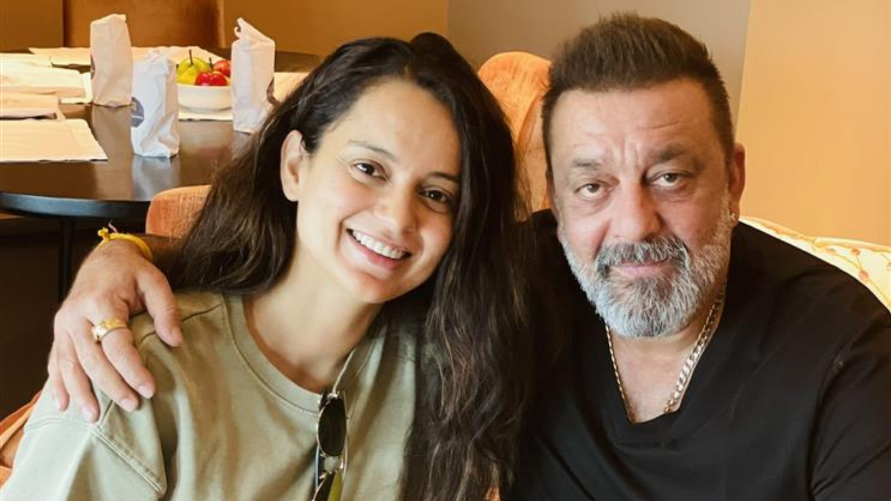 Kangana Ranaut and Sanjay Dutt's throwback